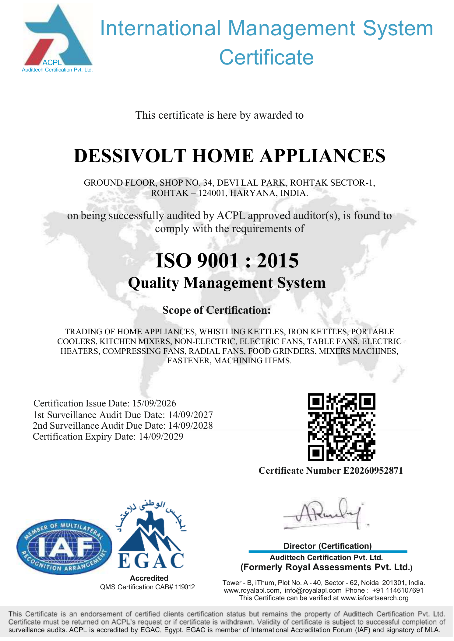 DESSIVOLT Electric Kettle product detail