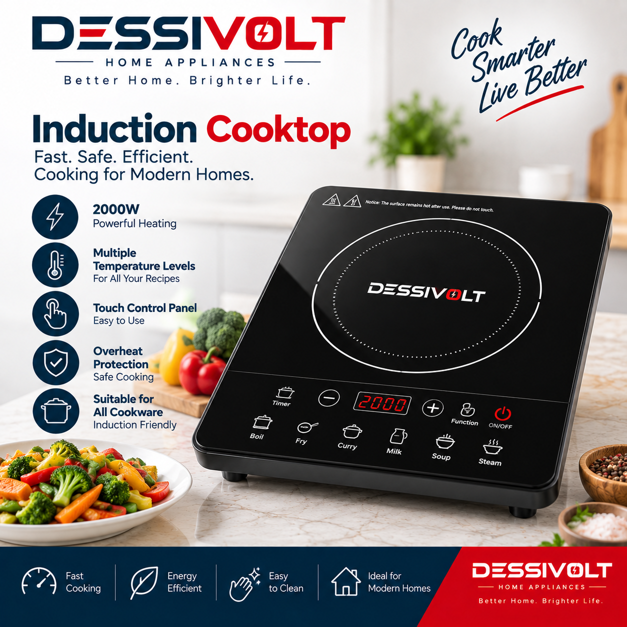 DESSIVOLT Induction Cooktop